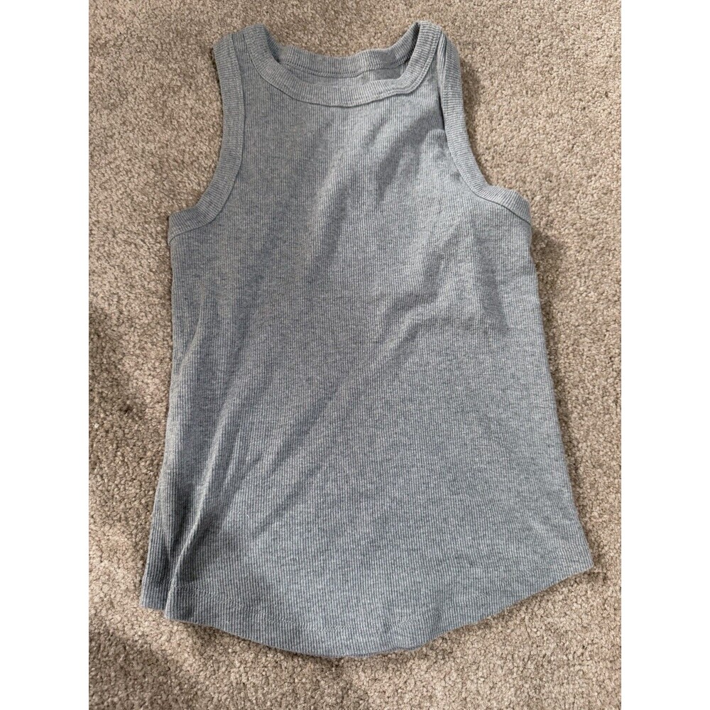 Womens SO Gray Ribbed Tank Top New W/O Tags Size XS